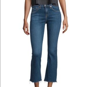 rag&bone cropped flare jeans